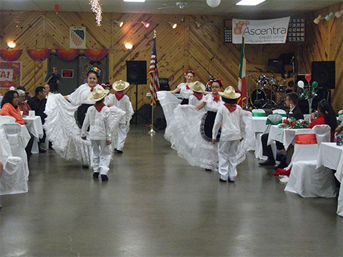 Dancers from Ballet Folklorico performing