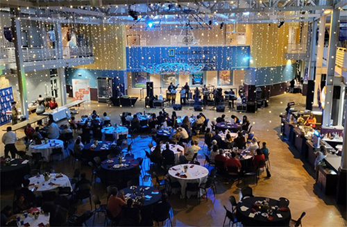 Overhead view of the Fiesta 2023 gathering