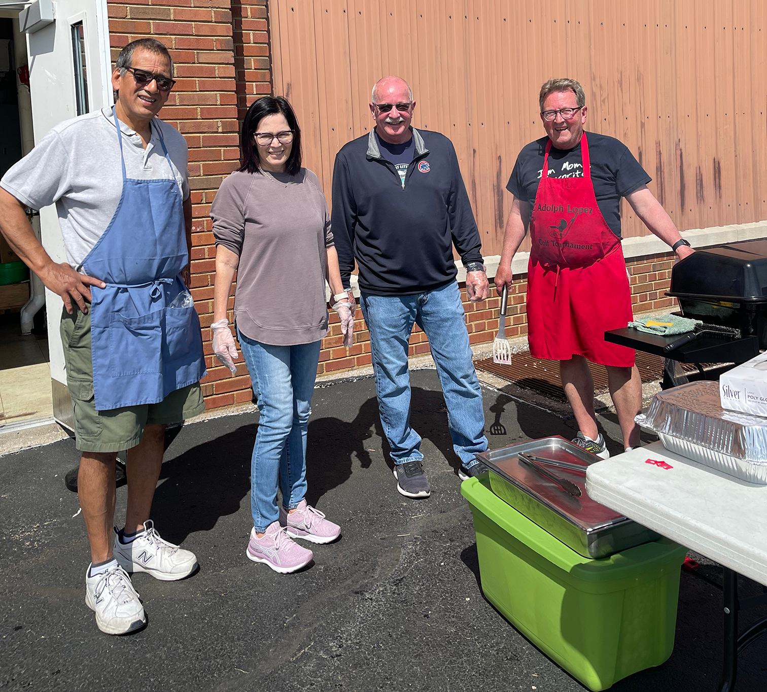 Volunteer service at Jefferson